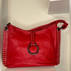 Vera Pelle Italian leather shoulder bag